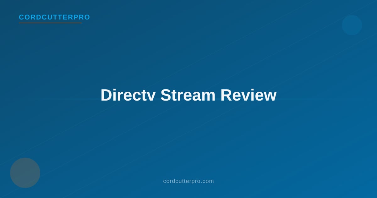 DirecTV Stream app on a smart TV showing regional sports network channels