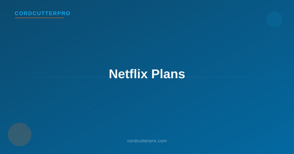 Netflix plan selection screen showing Standard with Ads, Standard, and Premium subscription options on a laptop