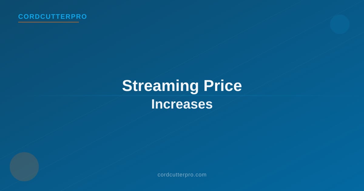 A frustrated person holding a remote control surrounded by floating streaming service logos and rising price tags